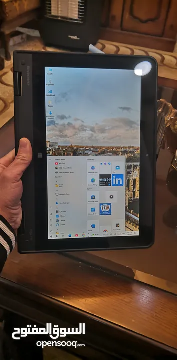 لابتوب وتابلت بنفس الوقت ، شاشة لمس قابله للطي 360 درجه (Lenovo pad)؛ حجم صغير
