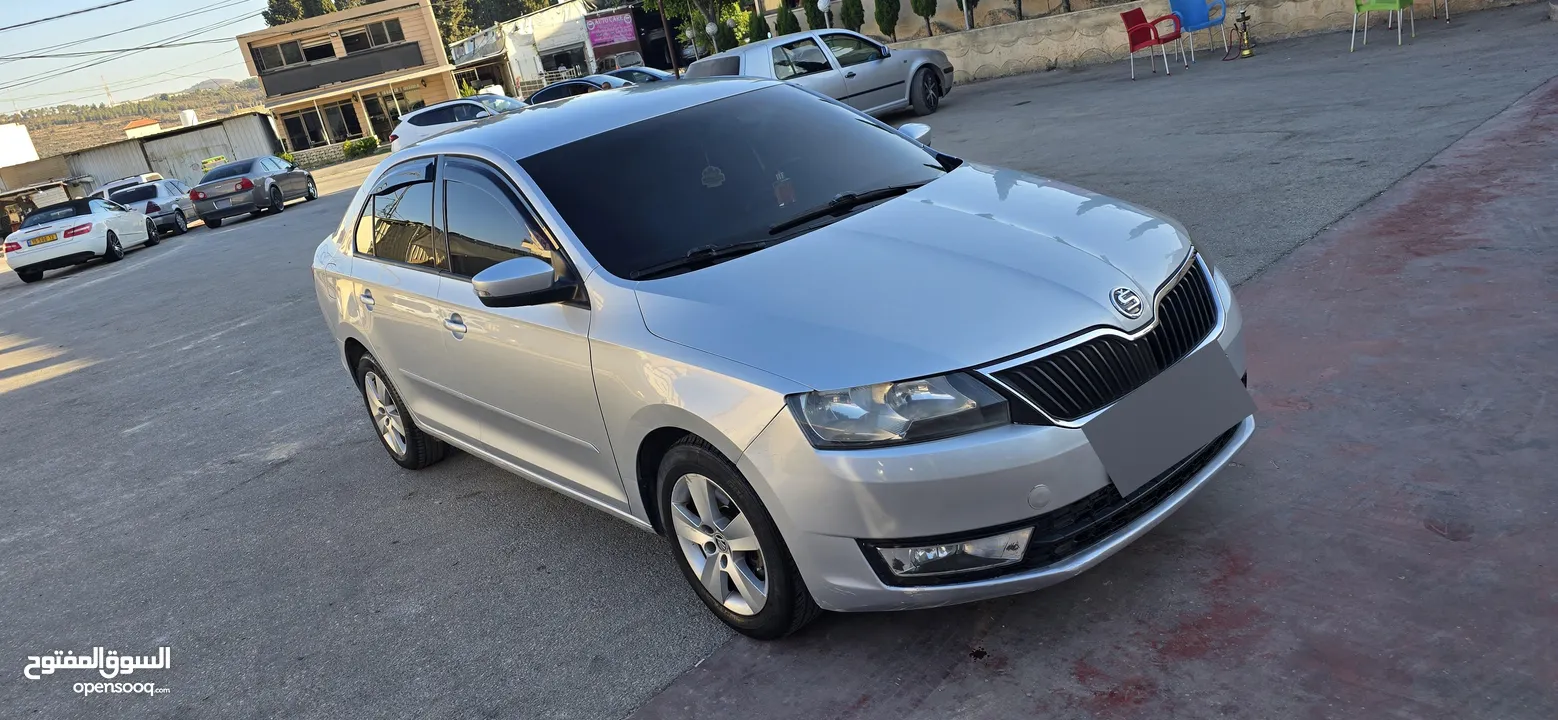 سكودا رابيد لقطه وعداد قليل
