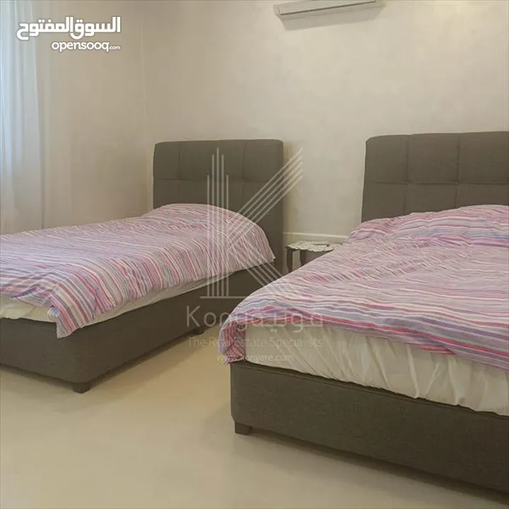 Furnished -Roof Floor Apartment For Rent In Amman- Dair Ghbar