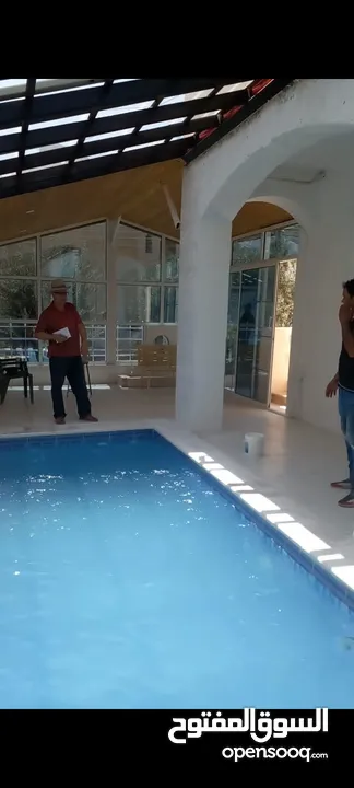 انشاء مسابح برك سباحه بنظام سكيمر واوفر فلو وصيانه دوريه للمسابح عمل صيانه للمسابح
