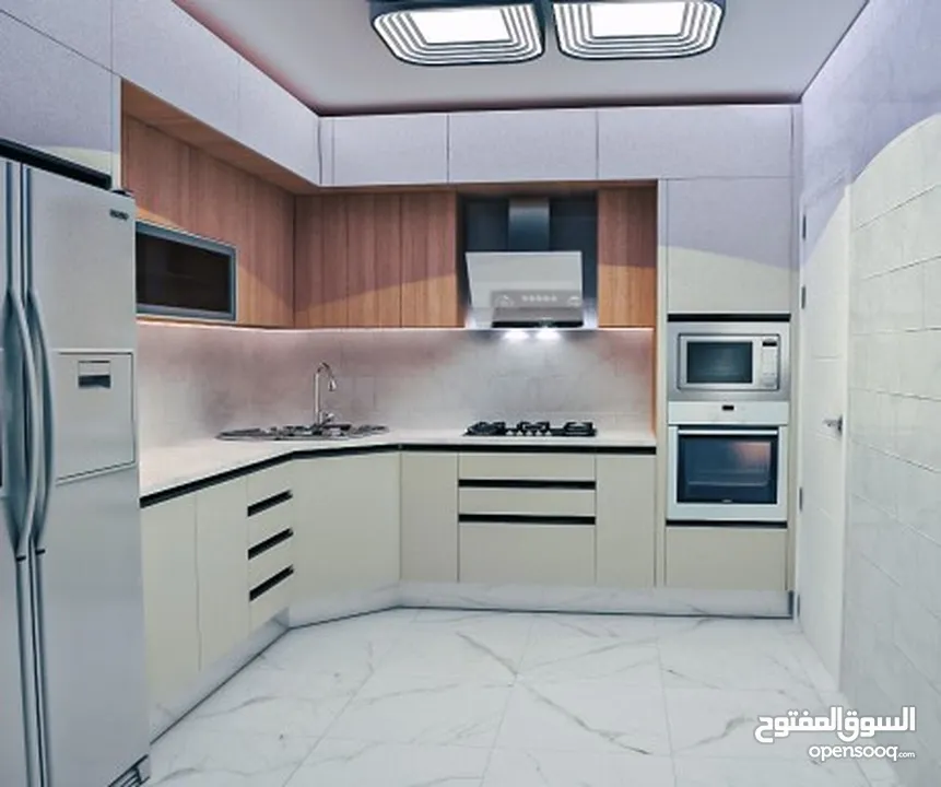 تصميم مطابخ وخزاين 3D ومختطات اوتوكاد للتنفيذ