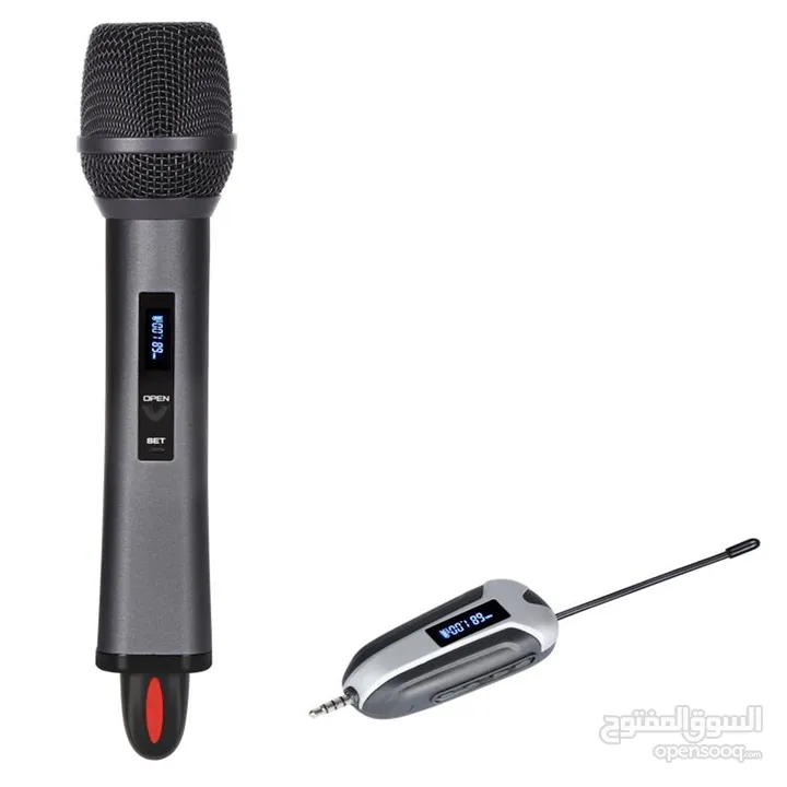 Handheld microphone for phones or camera مايكرفون لاسلكي للتلفون او الكاميرا