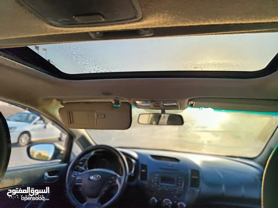 كيا سراتو موديل 2016 لون فيراني فحص كامل ترخيص سنة كاملة وتأمين ضد الغير
