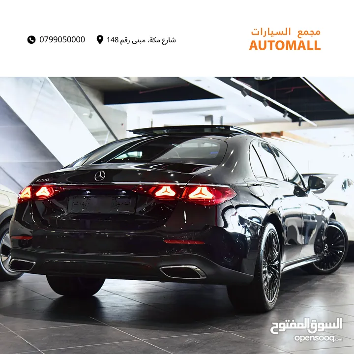 مرسيدس اي كلاس مايلد هايبرد نايت بكج 2024 Mercedes E200 Mild Hybrid AMG Kit Night Package