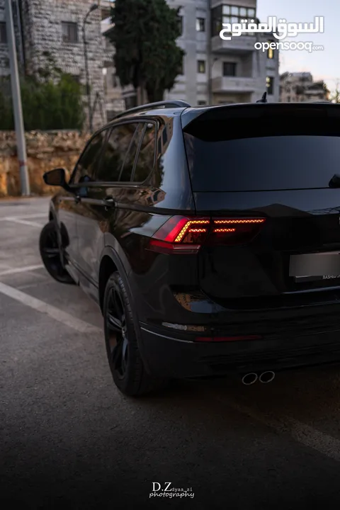 VW TIGUAN R_LINE  2000CC GASOLINE  4X4  امكانية البيع بدفعة اولى والباقي لغاية 4سنوات =48 شهر