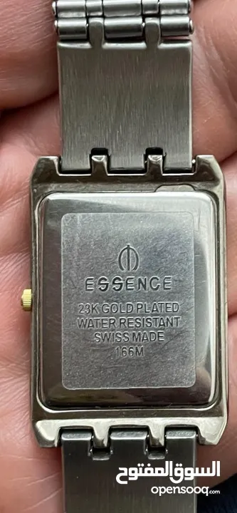 ESSENCE  24K GOLD PLATED WATTER RESISTANCE SWISS MADE