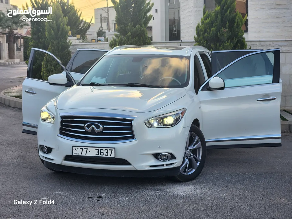 infinity qx60 2014   لسيارة العائلية  المثالية ذات الرفاهية 2500cc ذات المقاعد 7 ...كاش او اقساط.