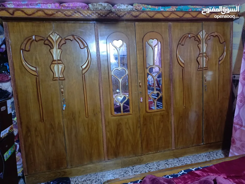 غرفه نوم للبيع خشب عراقي