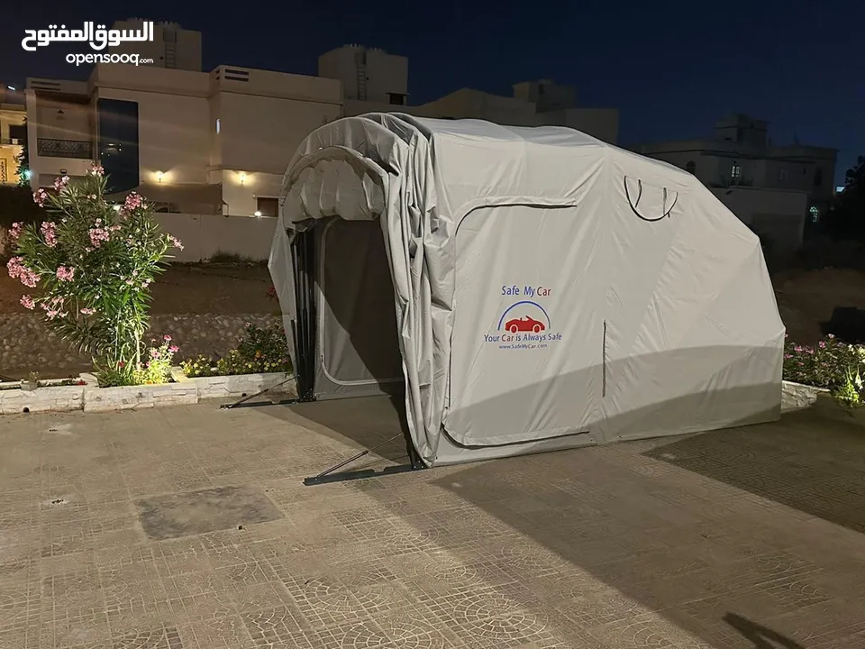 مظلة سيارة تحمي من الشمس والبرد والغبار  car's shade protection from rain, dust and hailstones