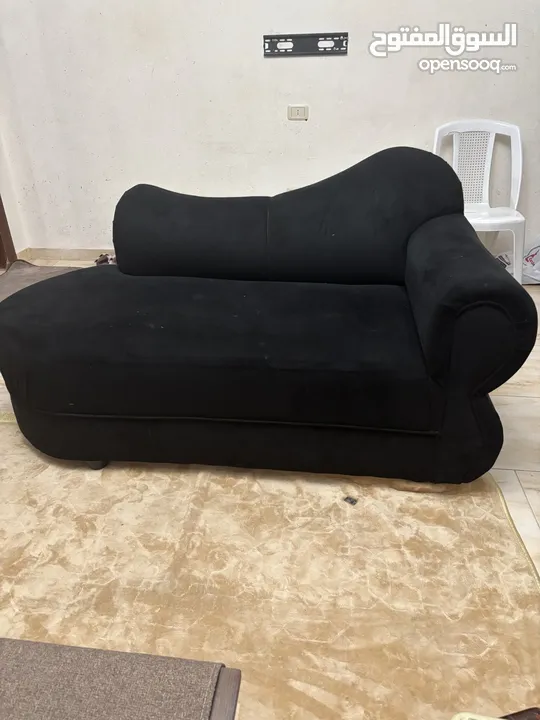 طقم كورنر اسود للبيع