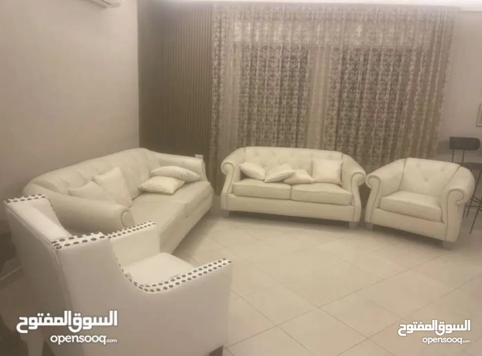 شقة ارضية مفروشة فاخرة للإيجار