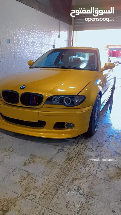 للبيع bmw 330i كوبيه ذهبي قير عادي