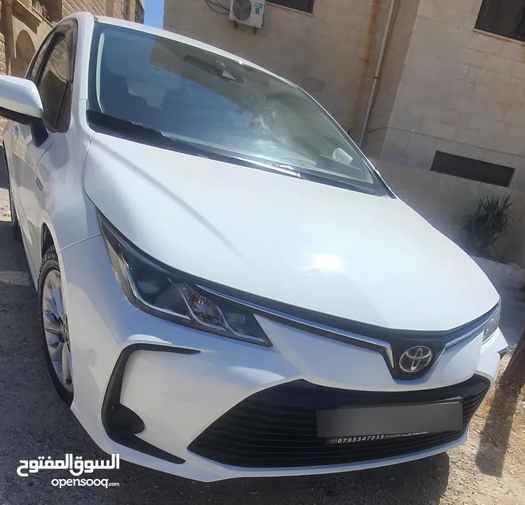 تويوتا كورولا 2021 هايبرد  للبيع مواصفات أوروبية سبعة جيد