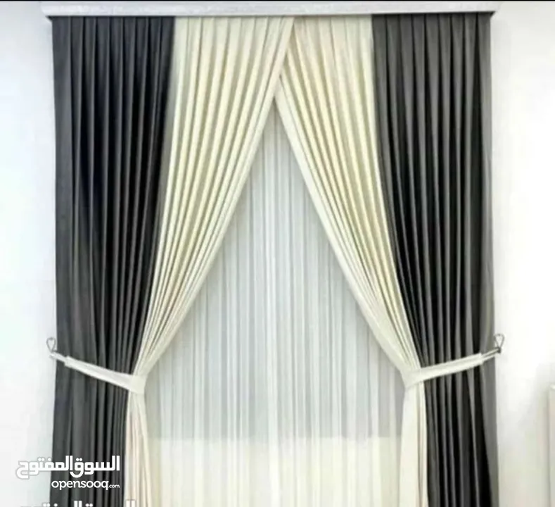 Al Naimi Curtains Shop / We Make All Kinds Of New Curtains - Rollers - Blackout With Fixing Anywhere