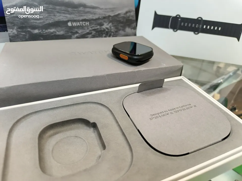 Apple Watch Ultra 2 Black Edition بطاريه 100% مشحونه مرتين