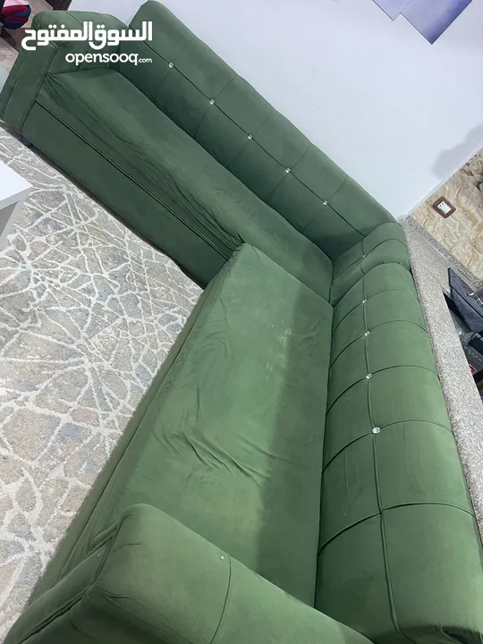 طقم كورنر اخضر