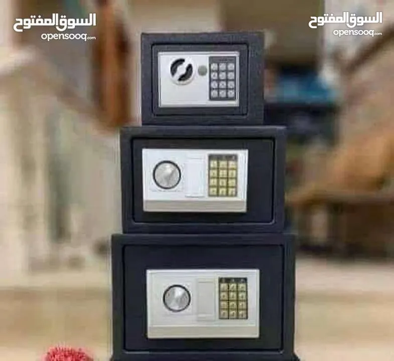 خزنة مكتبية لحفظ الاموال و المجوهرات و الأوراق الهامه خزنة غير قابله للصدأ بأقل سعر