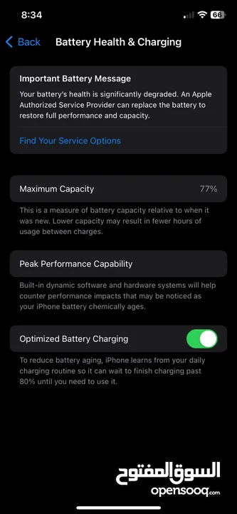 iPhone 12 pro health battery 77% original