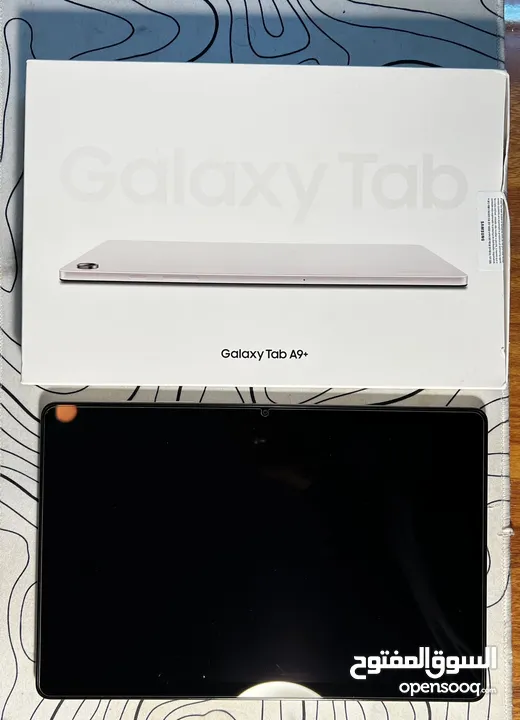 تابلت Samsung Galaxy Tab A9+ جديد بحالة ممتازة مع كامل الإكسسوارات – فرصة لا تُفوّت!