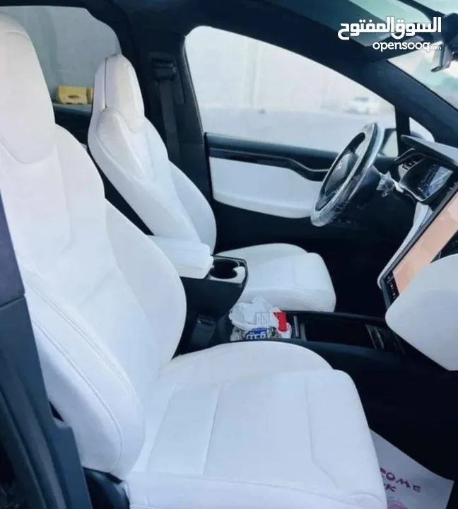 Tesla model x 2019 long range dual motor  فحص كامل+ الها كرت بالشكركه