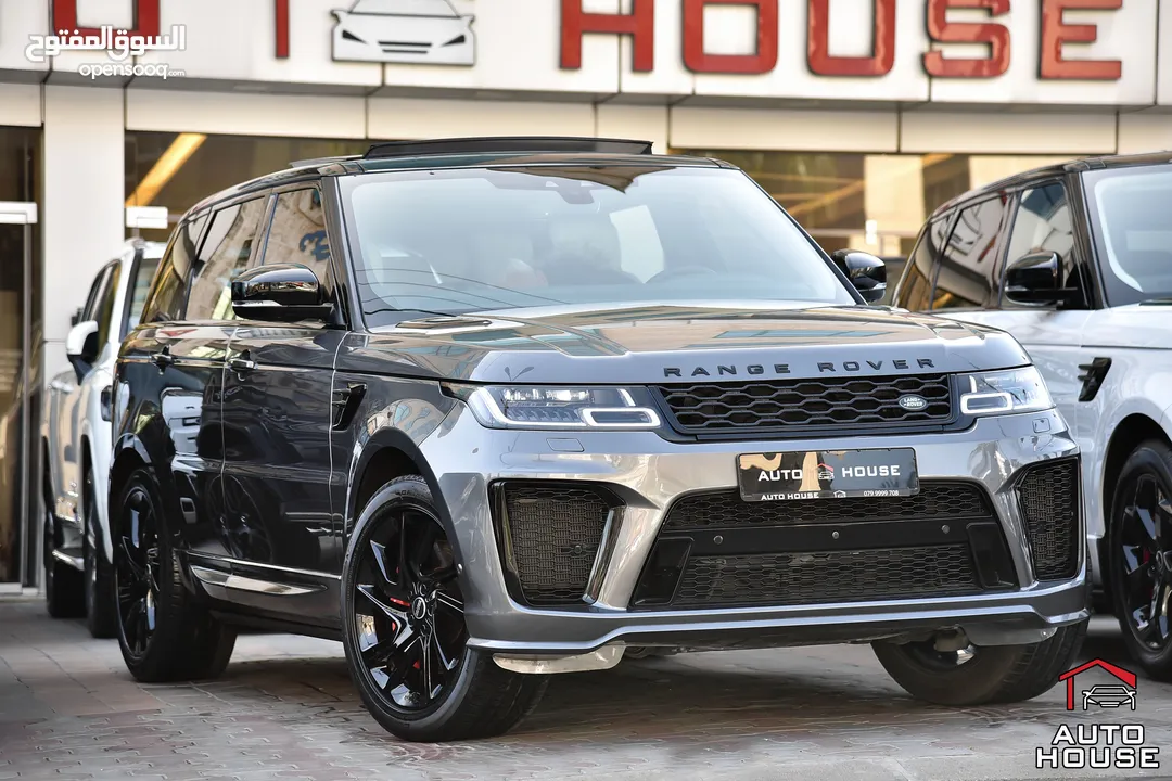 رنج روفر سبورت بلاك اديشن وارد وكفالة الوكالة 2019 Range Rover Sport HSE SV Kit Black Edition