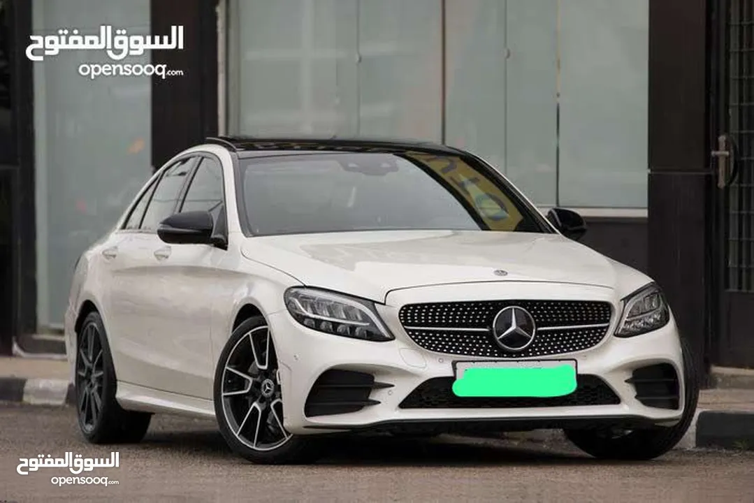 Mercedes C200 2019 Amg kit mild hybrid Night Package وارد الوكالة غرغورية