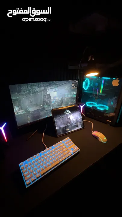 السعر قابل للتفاوض بشكل بسيط Pc gaming شبه جديد
