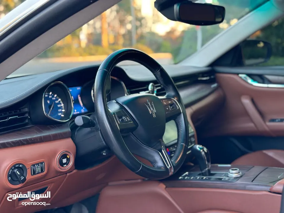 Maserati Quattroporte S 2018 White  3.0L V6 Engine  Perfect Condition