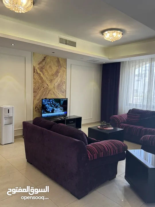 شقة للايجار في عبدون 2 نوم مفروش