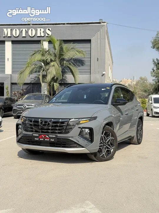 هونداي توسان NLine ترخيص 2022 محرك 1600 هايبرد plug in/يقطع على الشحنه 65 كيلو متر  271 حصان