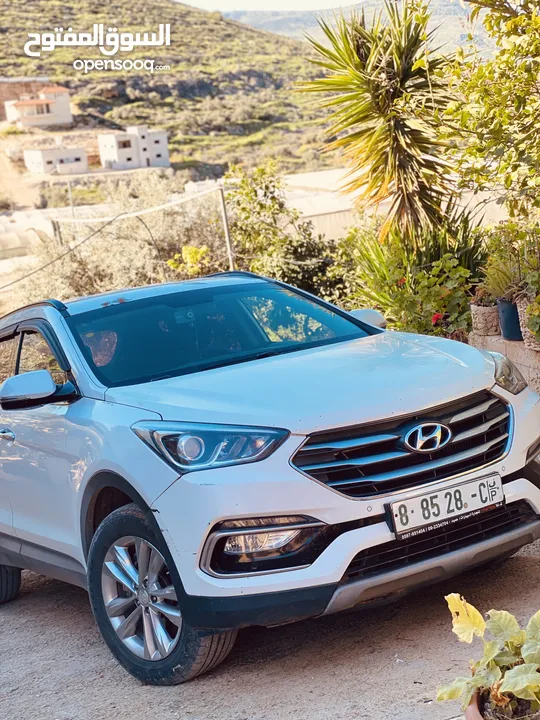 جب هيونداي سنتافي 2017 الحبه الميزه سياره عائليه 7 مقاعد فحصو نخب مش  ناقصو الا الصلاه ع النبي