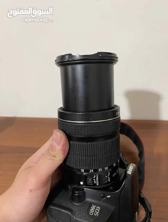 كاميرا كانون700d canon   محبوبة الجماهير عدسة canon 18-135mm