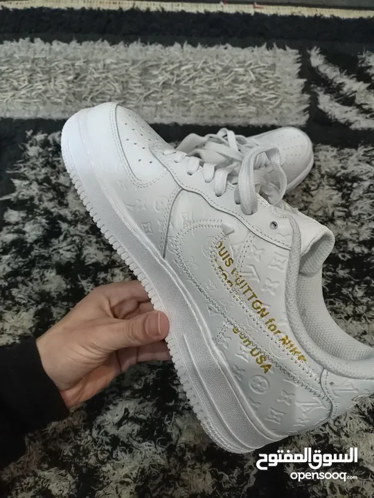 لقطة بوت نايك اير فورس اصدار لويس فيتون صناعة ايطالية بسعر مغري  nike air forse