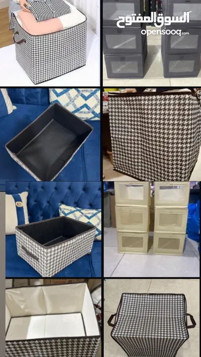 يعطيكم العافيه وفرت كميه من منظمات الملابس الطول 45سم والعرض 26سم والسعررررر نار وشرار ال10منظمات بس