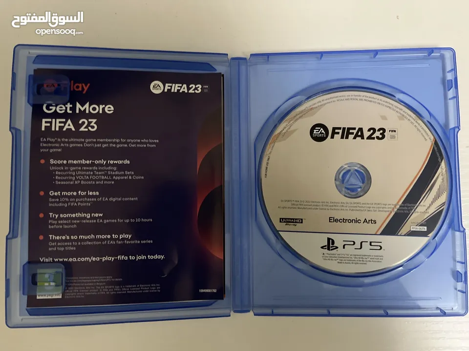 اللعبه : fifa 23 نسخة إنجليزي: fifa 22 نسخة عربي سعر اللعبة: 400
