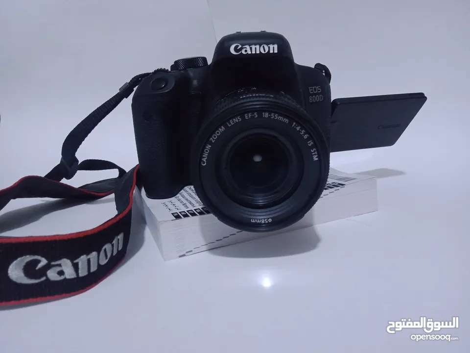 Canon 800d كانون فرصة لا تُعوض!    بحالة الجديد تمامًا - شتر  أقل من 5000 لقطة!