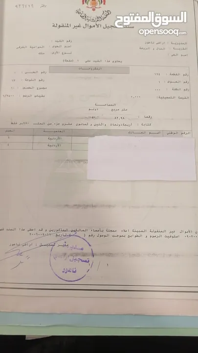 للبيع ارض مميزه مشرفه ومطله وعلى شارع رئيسي