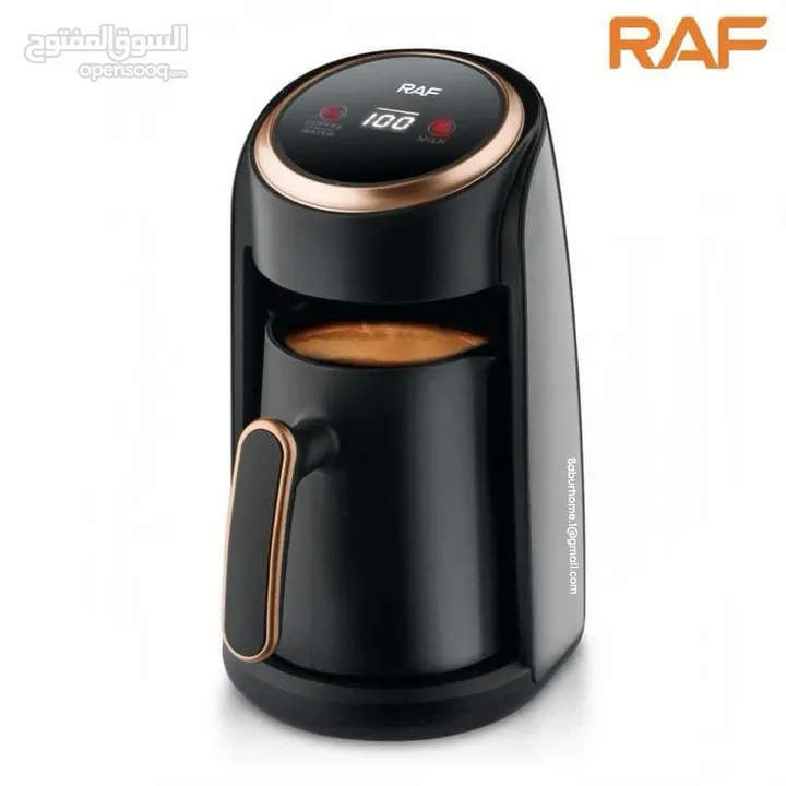 ماكينة قهوة وحليب وعمل رغو بشاشه عرض شاشة الكترونية ماكينة Raf العالميةماكينة القهوة التركية.