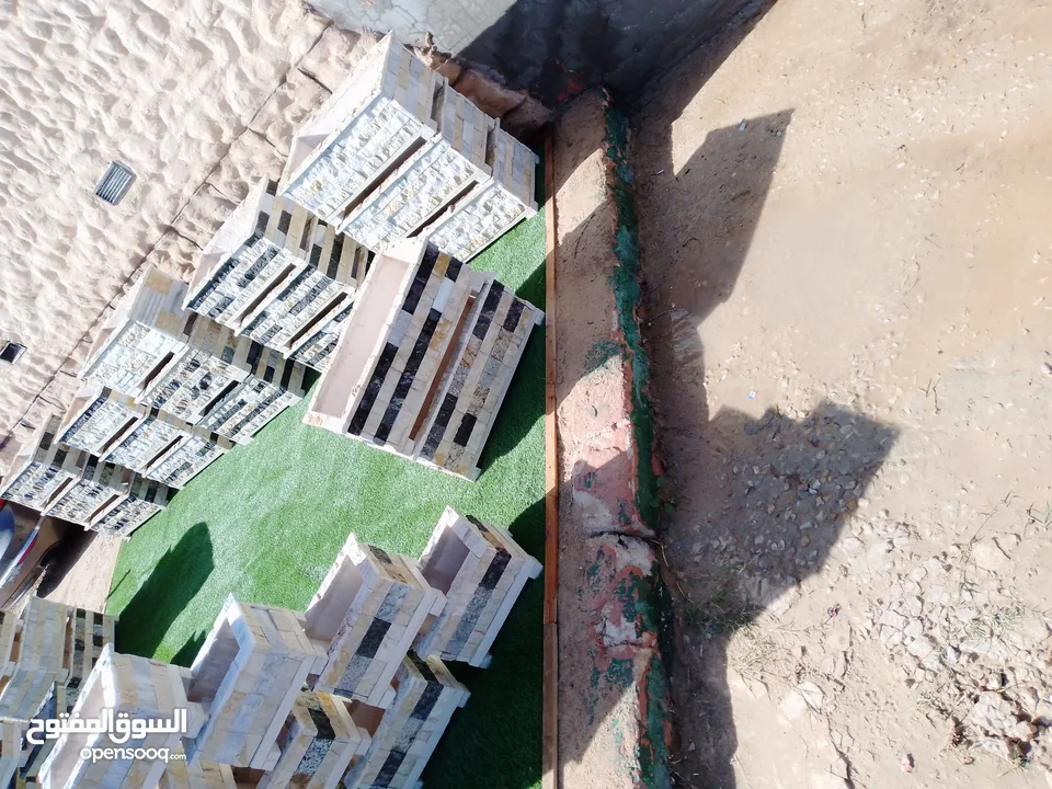 احواض غرس نبات مخدوم من رخام طول 60*30 ف خدمة توصيل لجميع مدن ليبيا