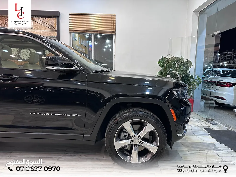 ‎جيب جراند شيروكي L ليميتد دفع رباعي V6 3.6L اعلى صنف 2022 ‏Jeep Grand Cherokee L Limited