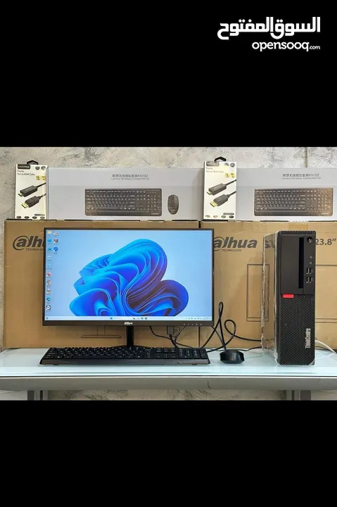 عرض ناري على كمبيوتر أمريكي مع شاشات جديده 24 انش COER I5 RAM 16GB بسعر مغري جدا
