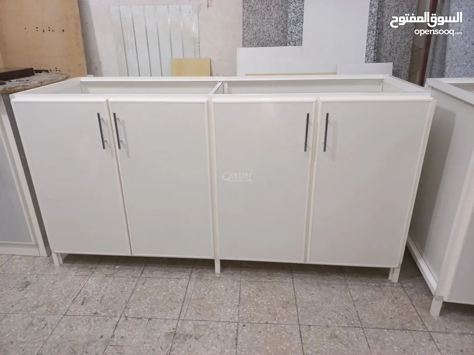 Aluminium kitchen cabinet new make and sale reasonable price