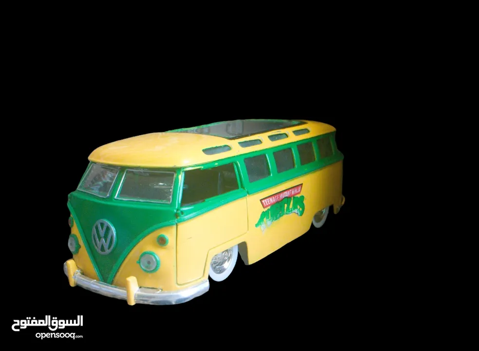 Jada 1962 Volkswagen Bus Nickelodeon مجسم ،مجسمات ،سيارات ،