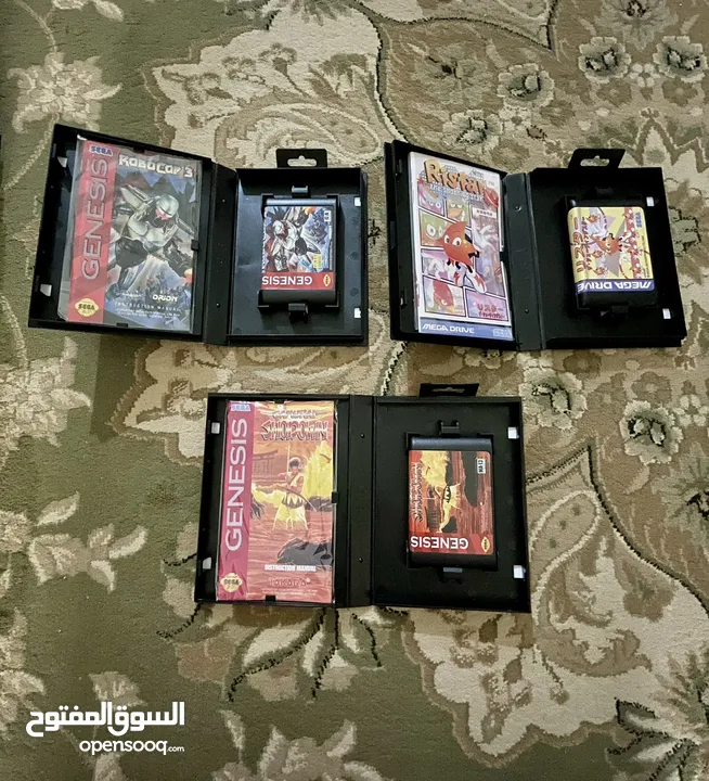 العاب سيجا جديدة بجودة الاصلية في العلبة مع الكتيب New Sega Games Boxed with Manual like Original