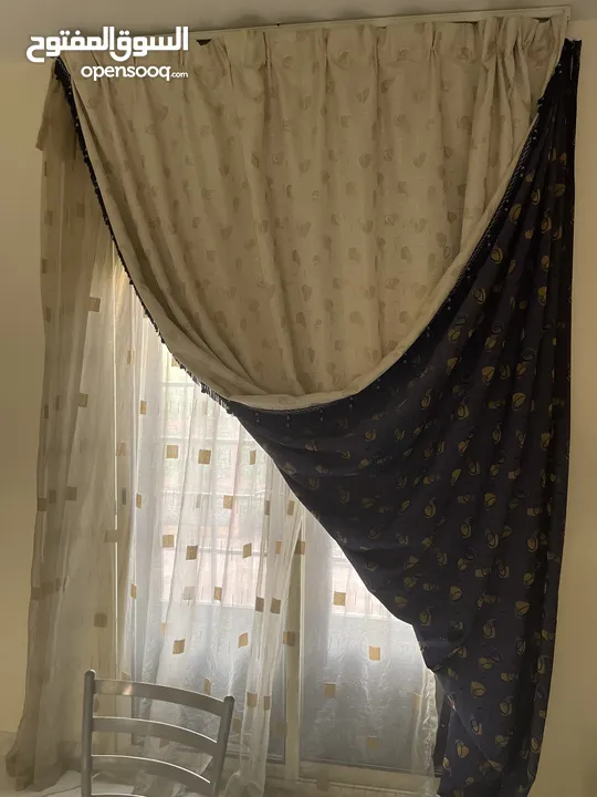 Double side curtain