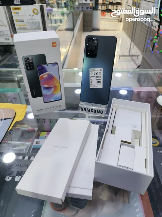 جهاز القوي NOT 11 PRO PLAS 5G معه شاحنو الاصلي 120W والكرتونه جيجا 256 رام 16 متوفر توصيل