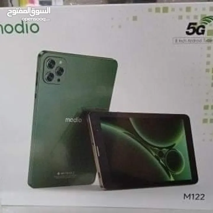 Modio M122 8 Inch HD Screen 6GB RAM 128GB ROM High Quality 5G Tablet Color Green