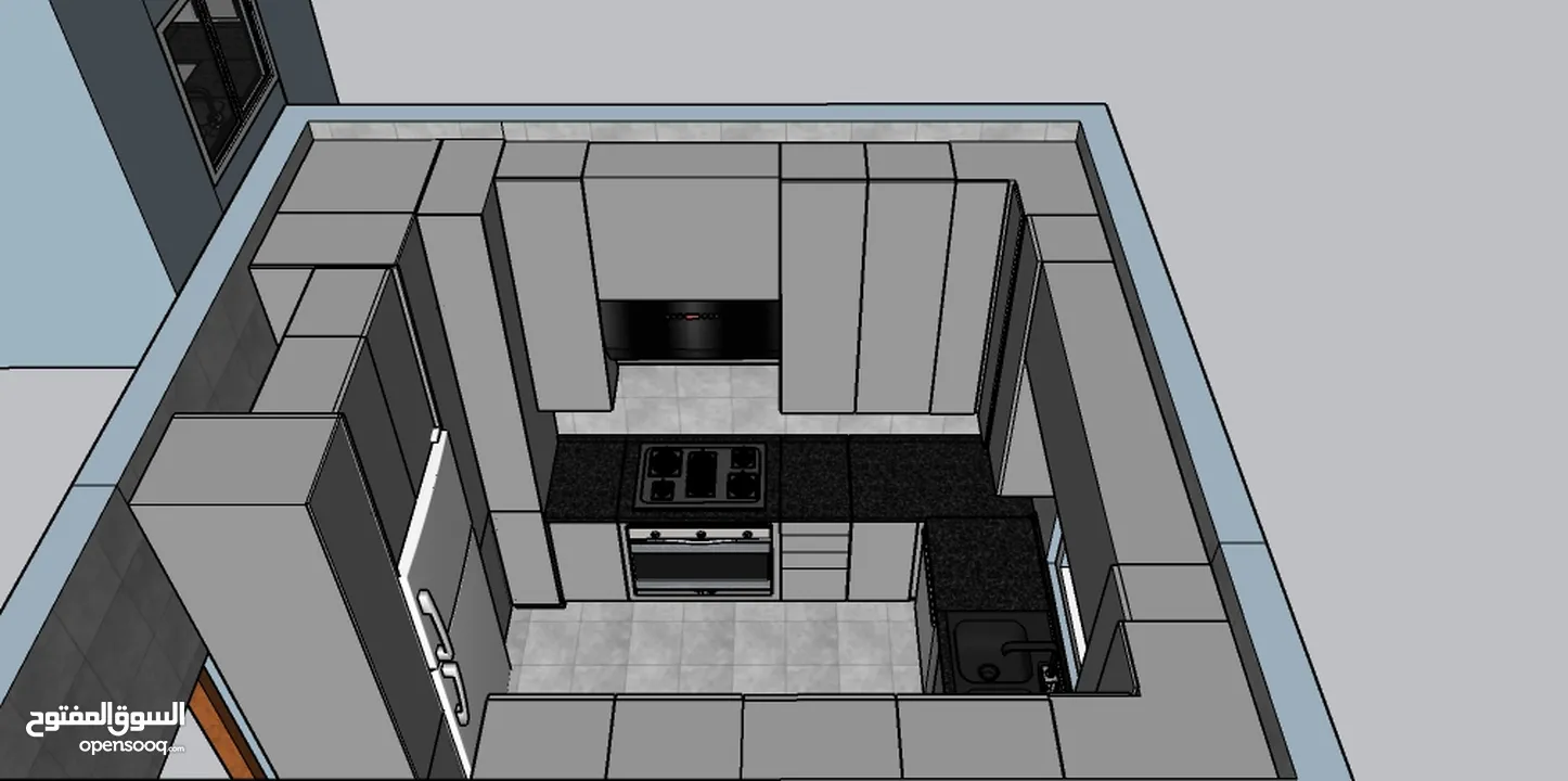 رسم وتصميم مطابخ فقط بـ 10 دنانير