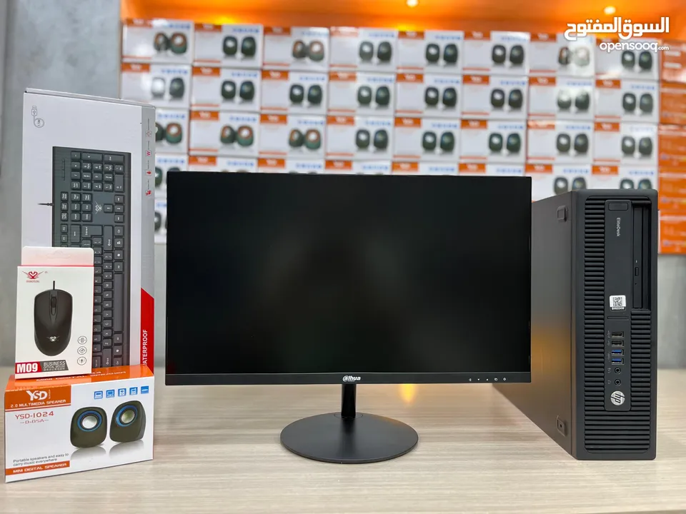 أجهزة كمبيوتر كامله RAM 16GB مع شاشة جديده  حرقنا الأسعار