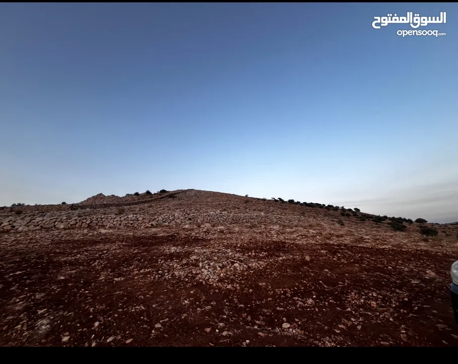 تملك الان فرصة العمر قطعة ارض من اراضي غرب عمان مطلة على فلسطين و الاغوار و البحر الميت و سد الكفرين